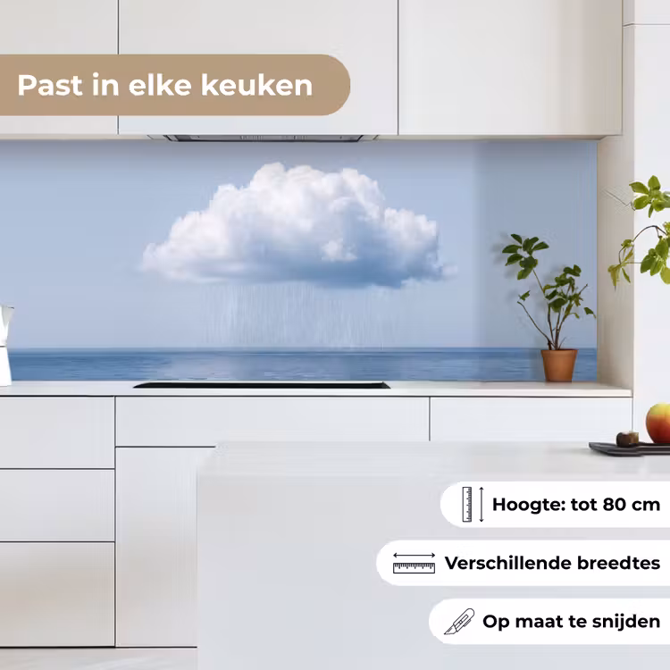 Keuken achterwand - Wolk - Regen - Natuur — 7