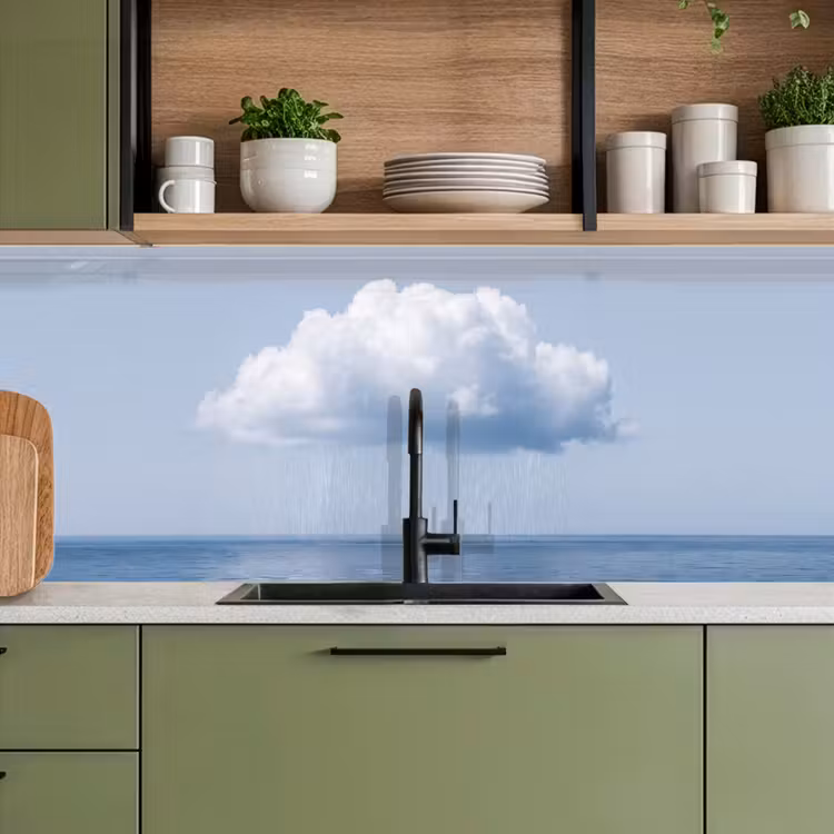 Keuken achterwand - Wolk - Regen - Natuur — 8