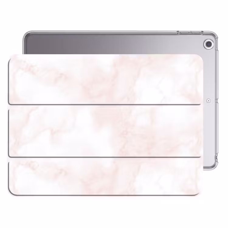 iPad hoes - Wolkenstructuur - Roze - Marmer — 1