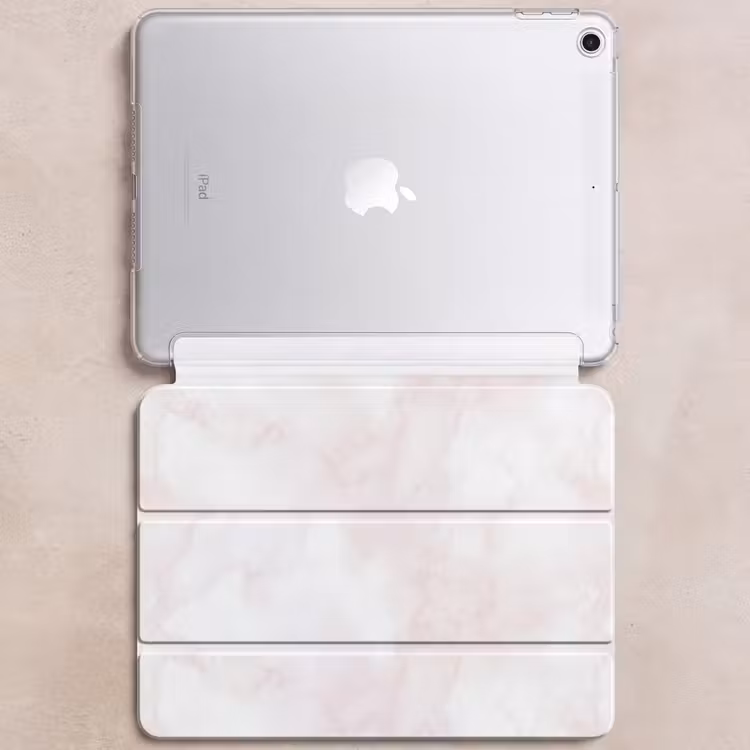 iPad hoes - Wolkenstructuur - Roze - Marmer — 6