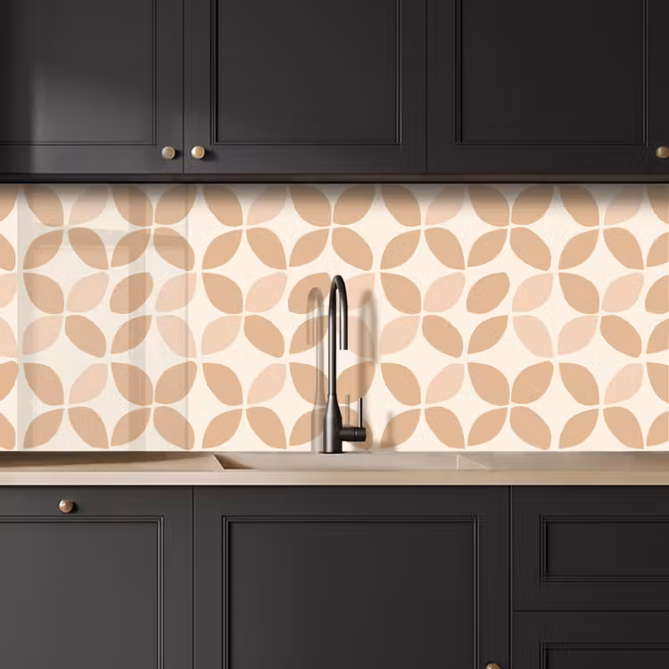 Keuken achterwand - Beige - Bladeren - Minimalistisch - Patroon — 6