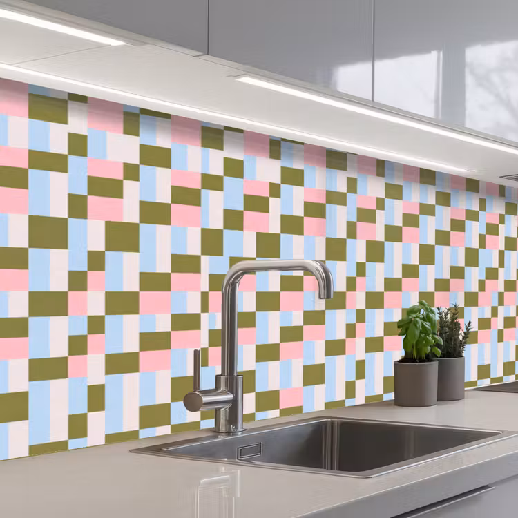 Keuken achterwand - Patroon - Geometrisch - Abstract - Kleurrijk - Modern — 2