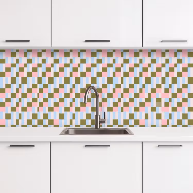 Keuken achterwand - Patroon - Geometrisch - Abstract - Kleurrijk - Modern — 4