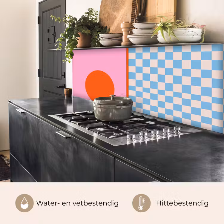 Keuken achterwand - Abstract - Vormen - Geometrisch - Modern - Kleurrijk — 5