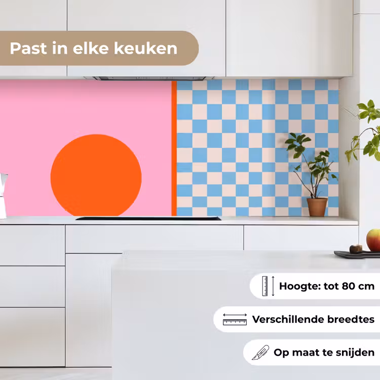 Keuken achterwand - Abstract - Vormen - Geometrisch - Modern - Kleurrijk — 7