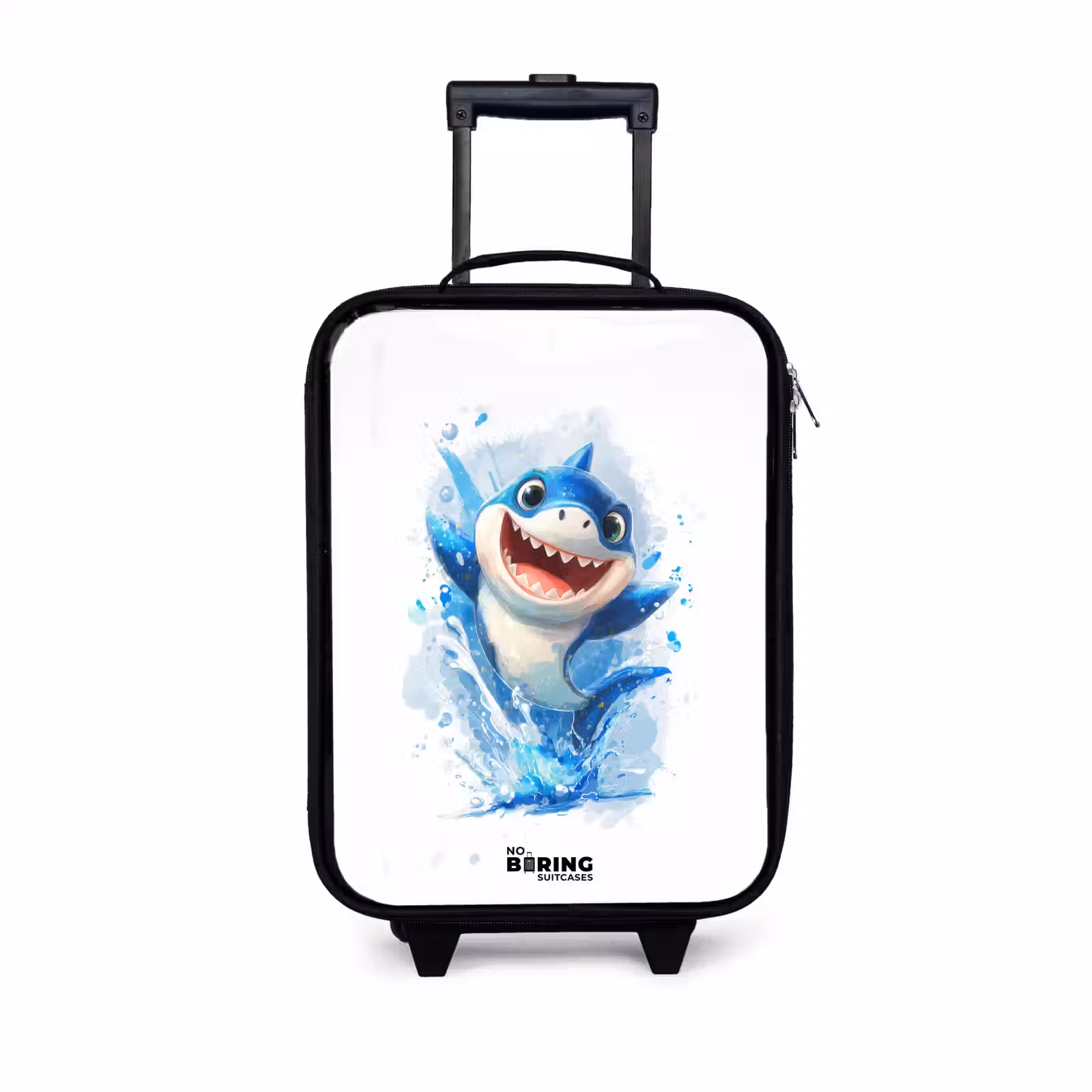 Kinderkoffers met naam - Haai - Tanden - Water — 1