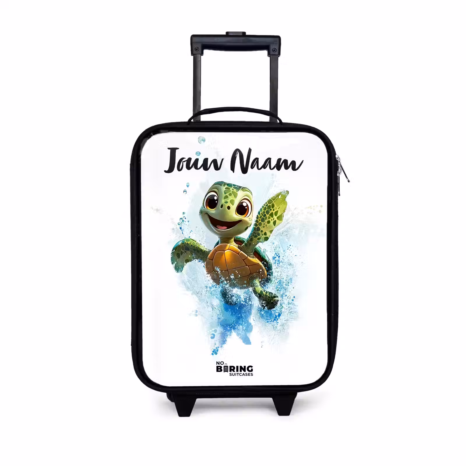 Kinderkoffers met naam - Schildpad - Water - Groen — 1
