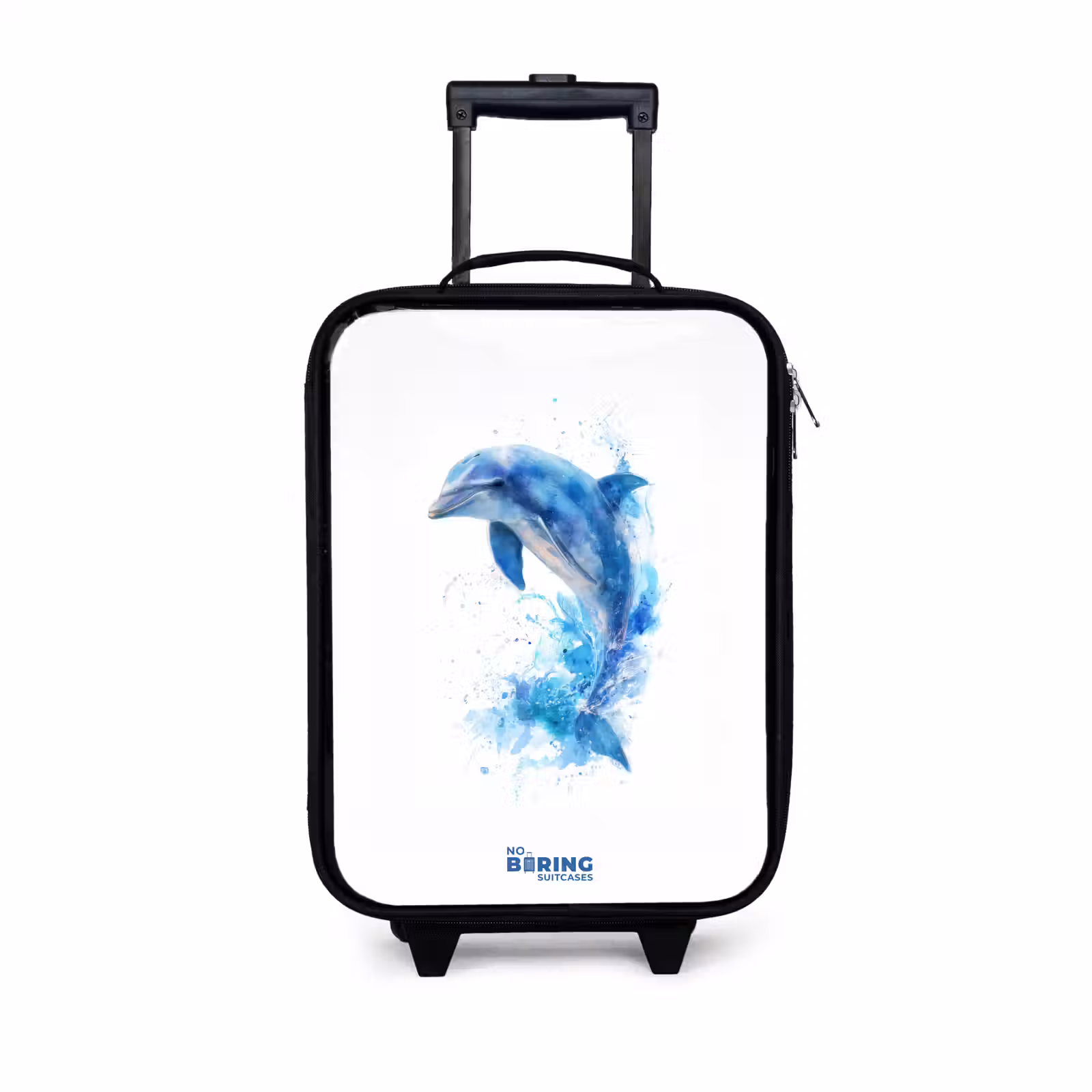 Kinderkoffers met naam - Springende blauwe dolfijn — 1
