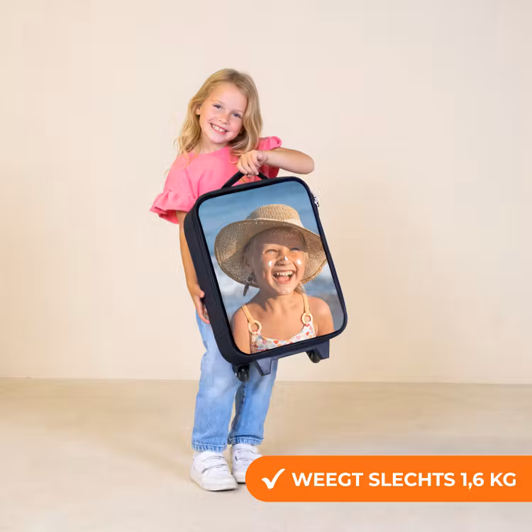 Kinderkoffer met eigen foto - zwart — 5