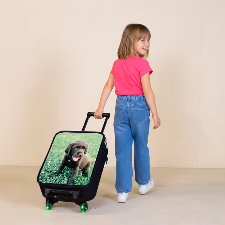 Kinderkoffer met eigen foto - zwart — 6