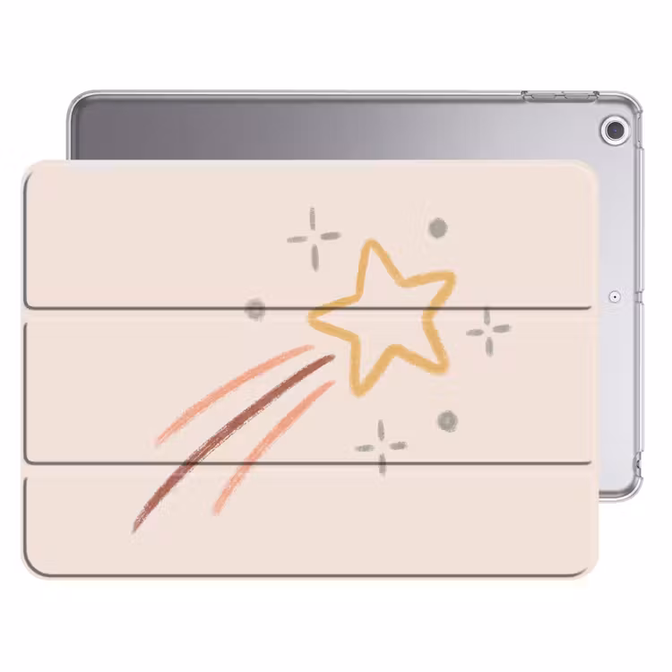 iPad hoes - Ster - Vallend - Illustratie - Pastel — 1