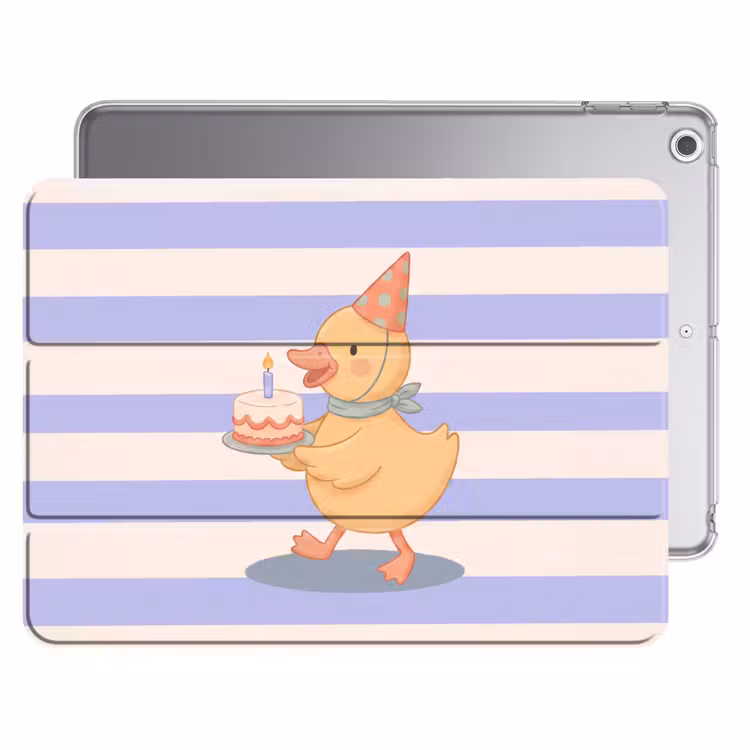 iPad hoes - Vogel - Feest - Taart - Kinder - Illustratie — 1
