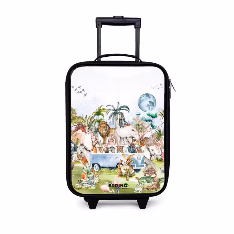 Kinderkoffer - Busje met allemaal dieren — 1