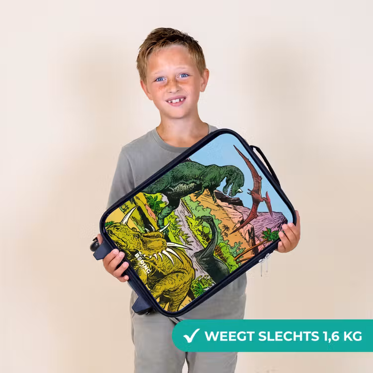 Kinderkoffer - Dino's bij een vulkaan — 3