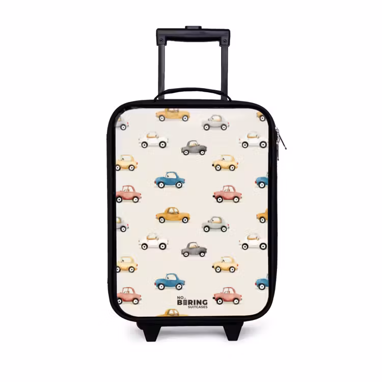 Kinderkoffer - Kleurrijke retro autootjes — 1
