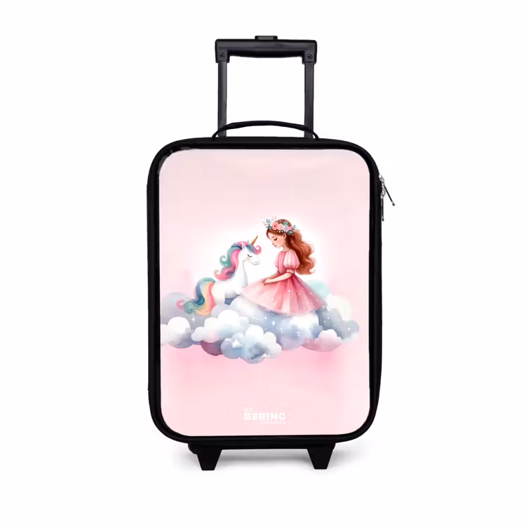 Kinderkoffer - Prinses en eenhoorn op een wolk — 1