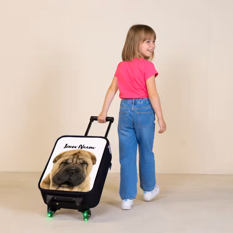 Kinderkoffer - Hondje met Boos Hoofd — 2
