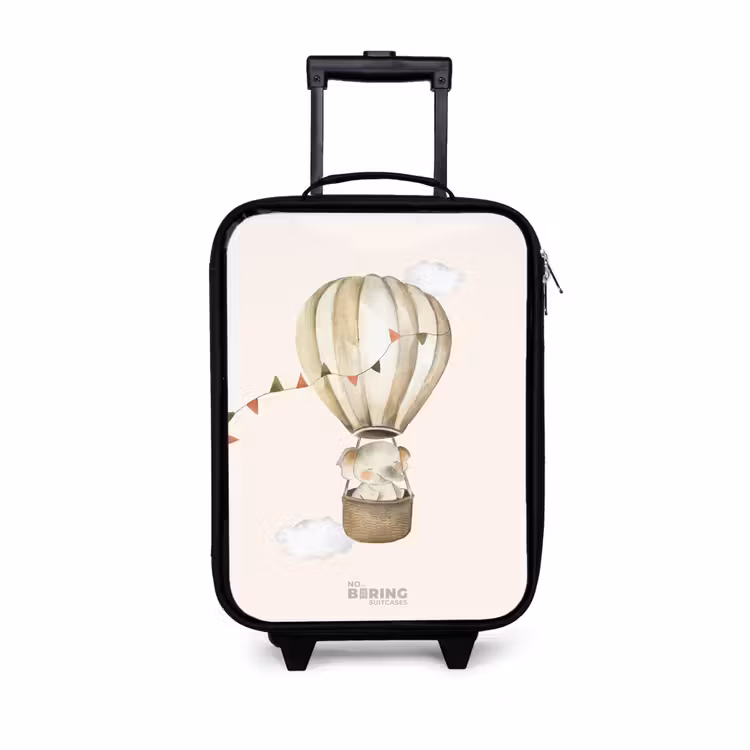 Kinderkoffer - Olifant in een luchtballon — 1