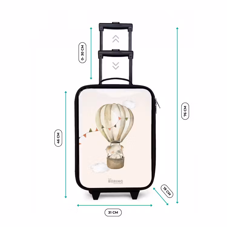 Kinderkoffer - Olifant in een luchtballon — 7
