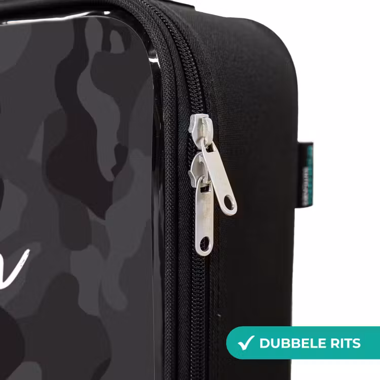 Kinderkoffer - Groene camouflage print — 6
