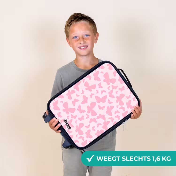 Kinderkoffer - Roze vlinders — 3