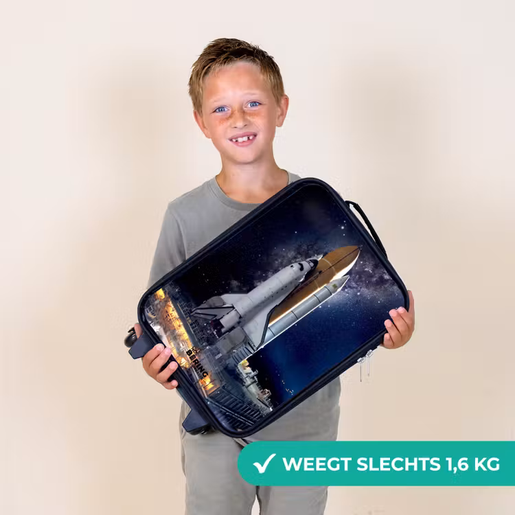 Kinderkoffer - Spaceshuttle die klaar is om op te stijgen — 3