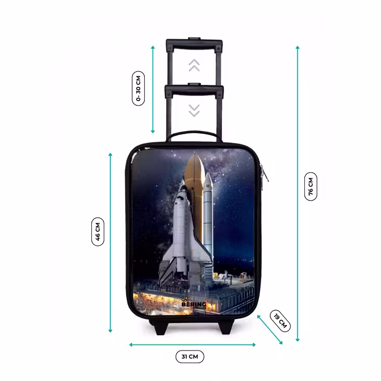 Kinderkoffer - Spaceshuttle die klaar is om op te stijgen — 7