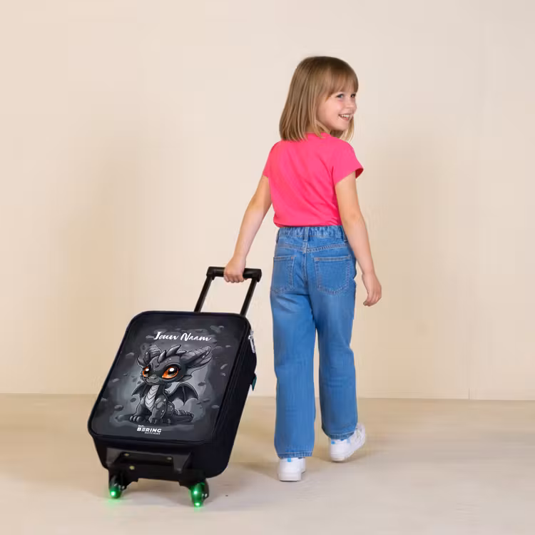 Kinderkoffer - Gino grijsstaart — 2