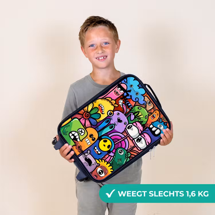 Kinderkoffer - Grappige kleurrijke monsters — 3