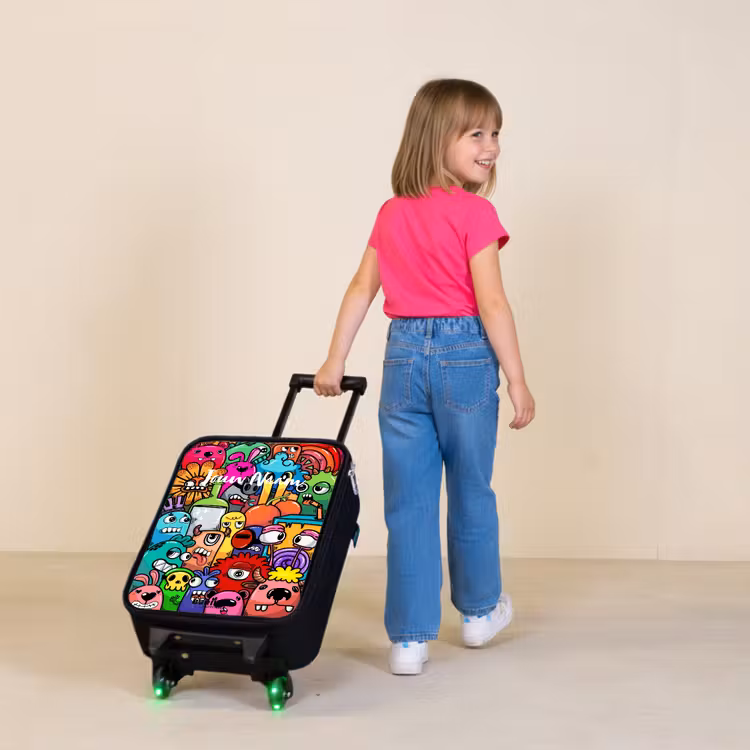 Kinderkoffer - Knallende gekleurde monsters — 2