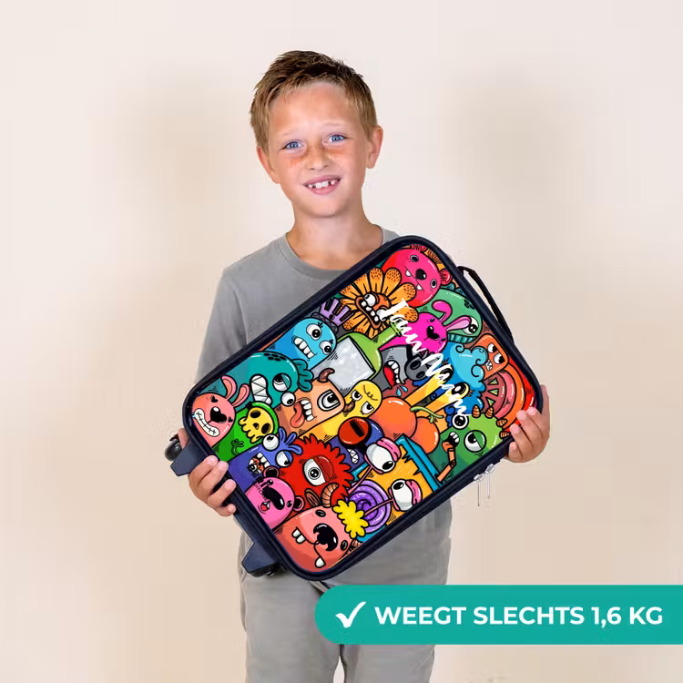 Kinderkoffer - Knallende gekleurde monsters — 3