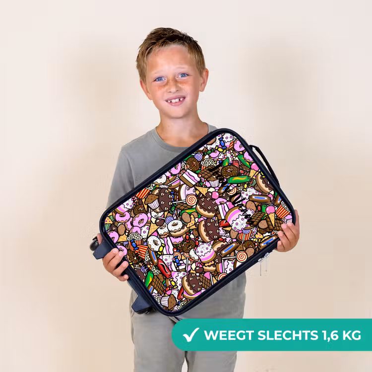 Kinderkoffer - Overvol patroon met lekkernijen — 3