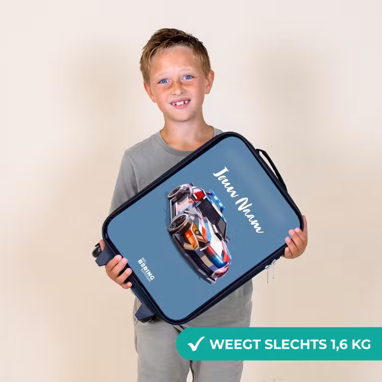 Kinderkoffer - Pijlsnelle politieauto — 3