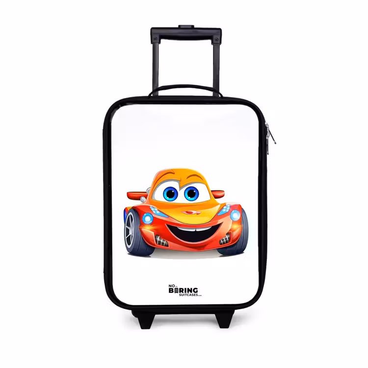 Kinderkoffer - Raceauto met gezicht — 1