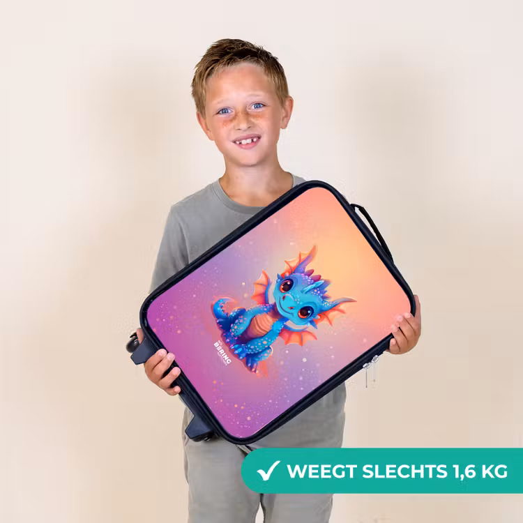 Kinderkoffer - Schattige baby draak — 3