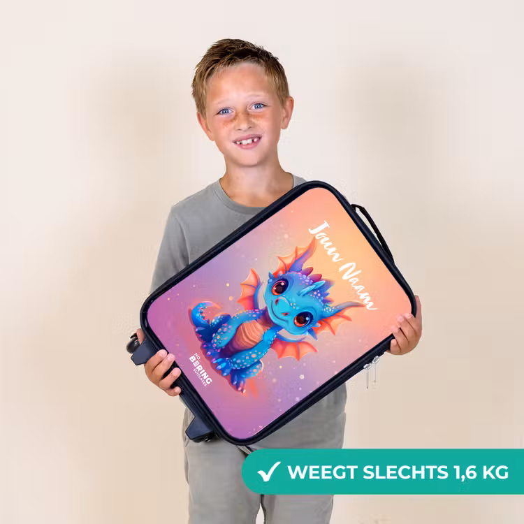 Kinderkoffer - Schattige baby draak — 3