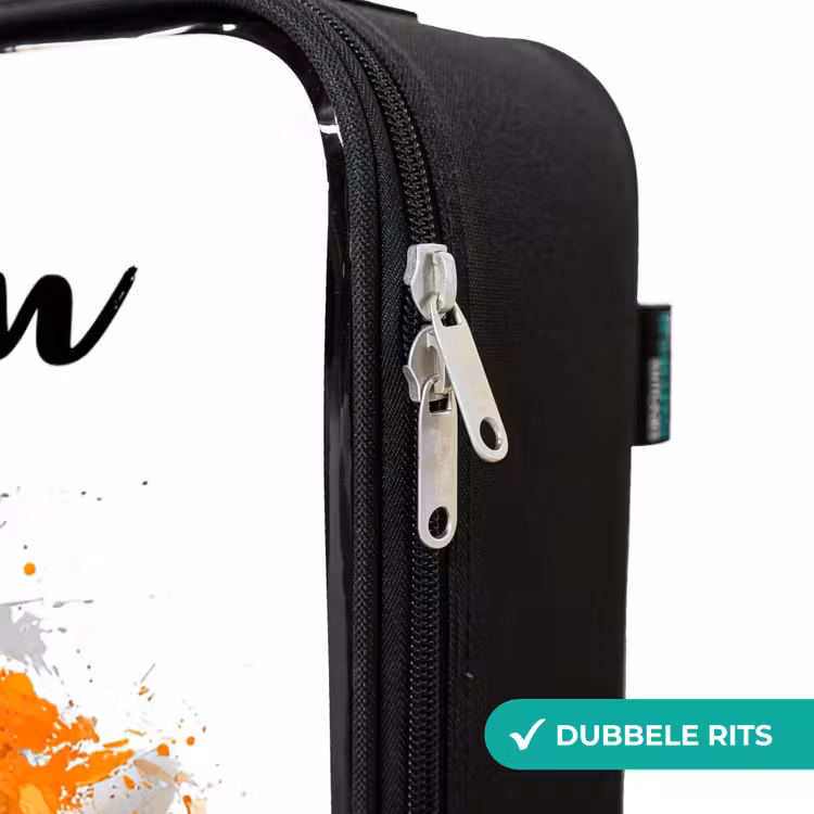 Kinderkoffers met naam - Voetbalvibes - Verf - Oranje — 6