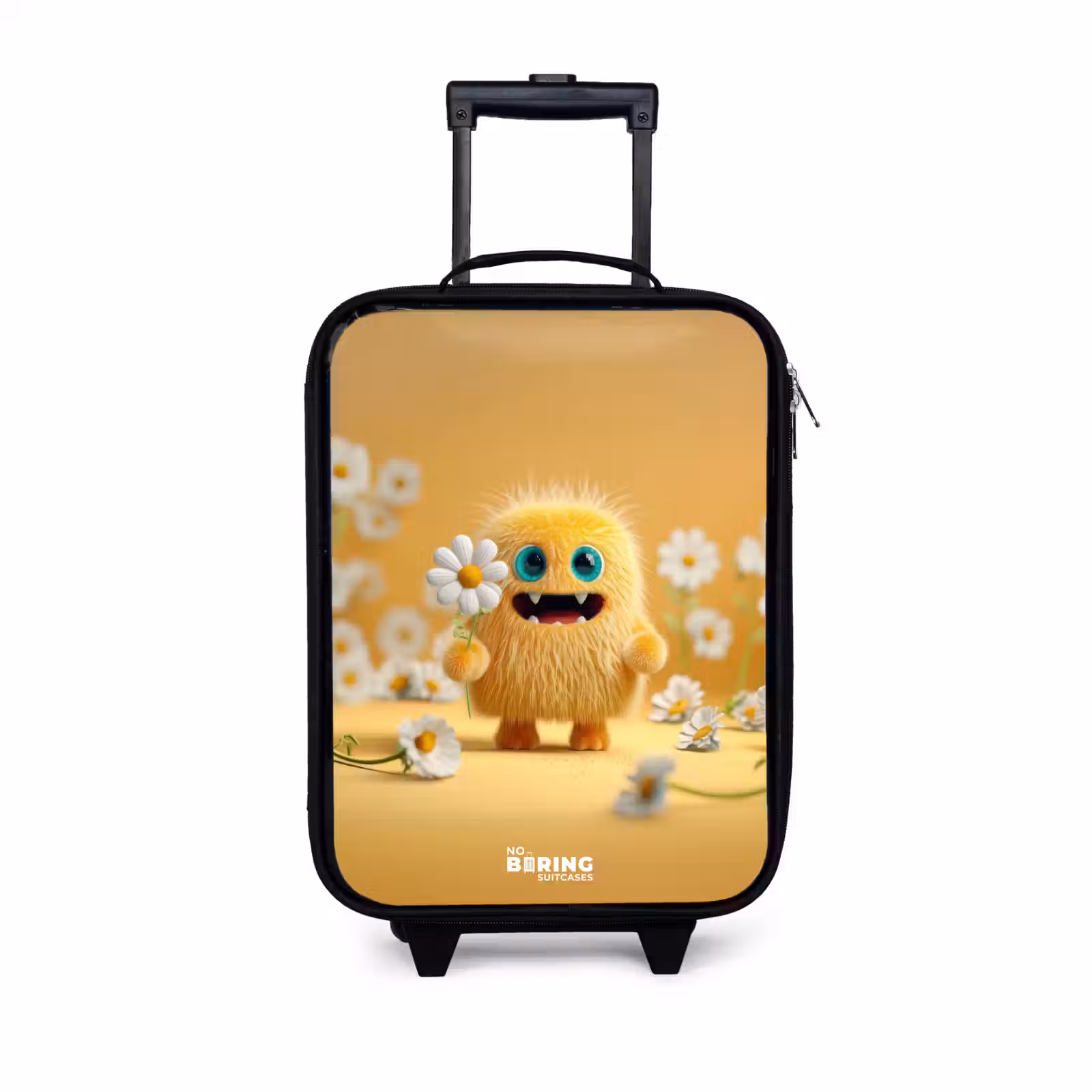 Kinderkoffer - Monster - Wezen - Bloem - Geel — 1