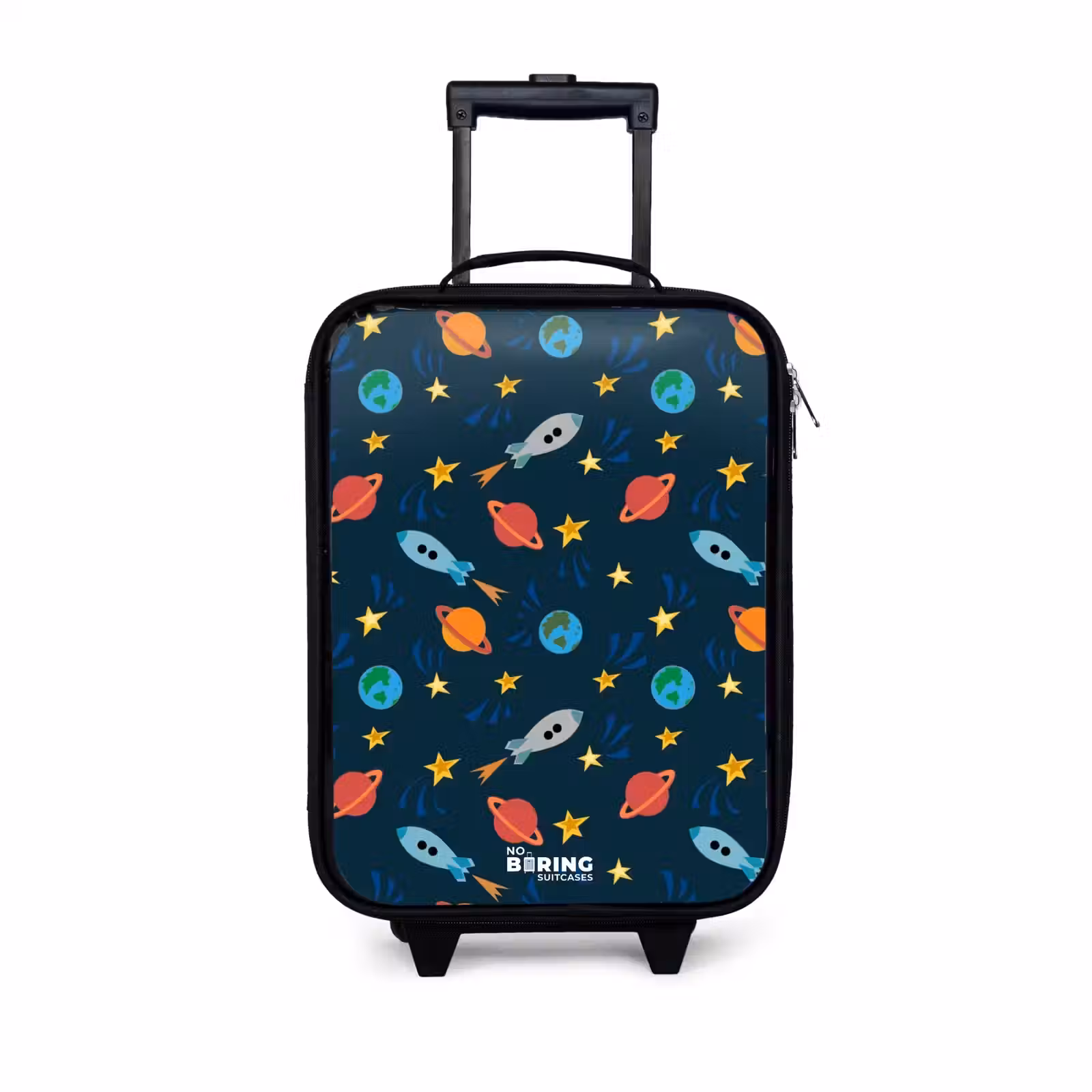 Kinderkoffer - Patroon van raketten en planeten — 1