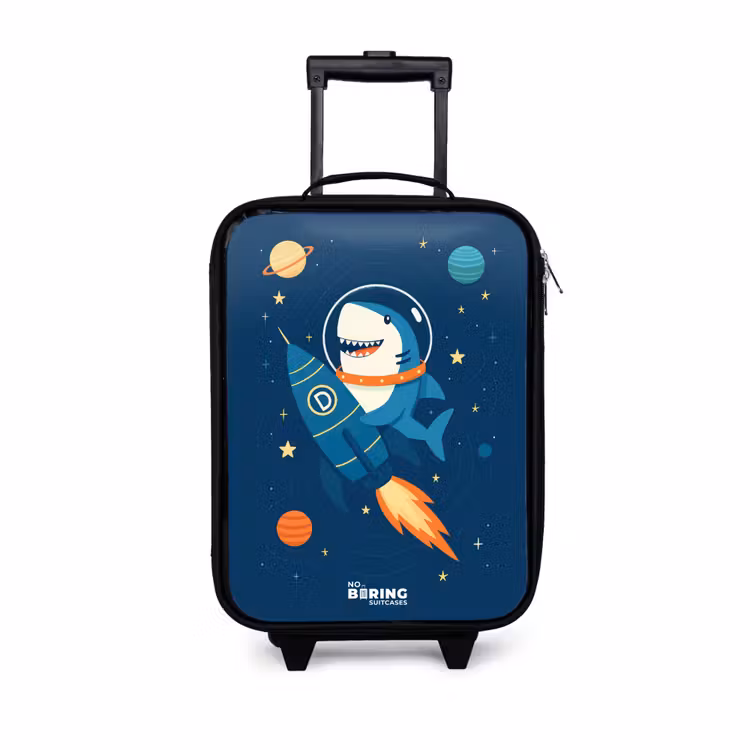 Kinderkoffers met naam - Dier - Ruimte - Planeet - Raket — 1