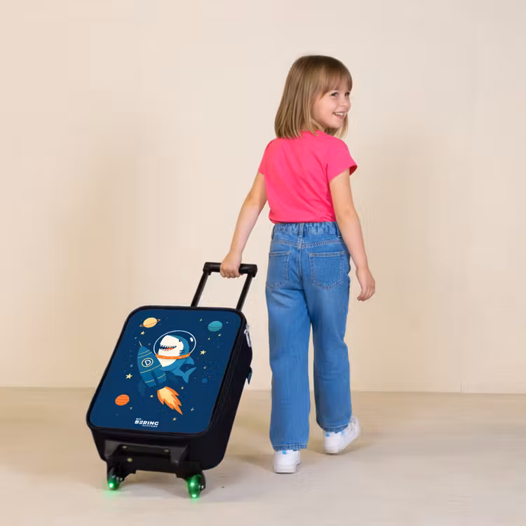 Kinderkoffers met naam - Dier - Ruimte - Planeet - Raket — 2