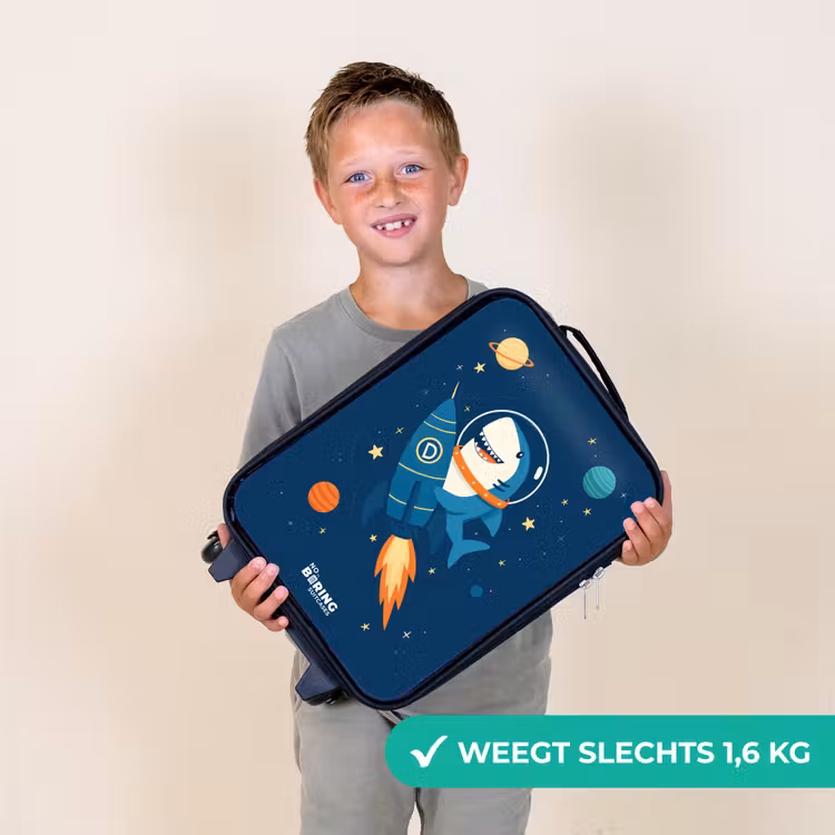 Kinderkoffers met naam - Dier - Ruimte - Planeet - Raket — 3