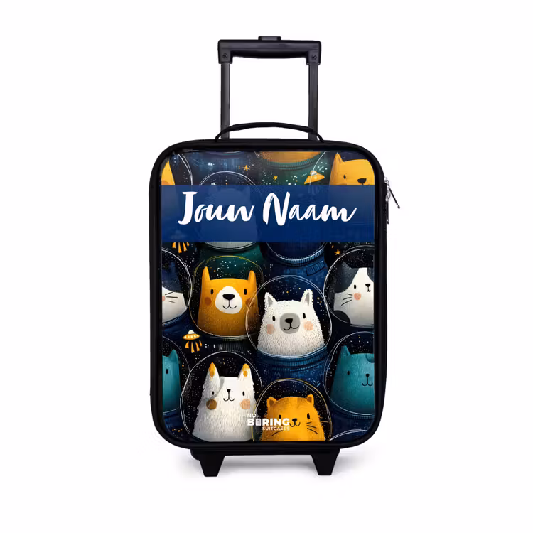 Kinderkoffers met naam - Dieren - Sterren - Planeten - Astronaut — 1