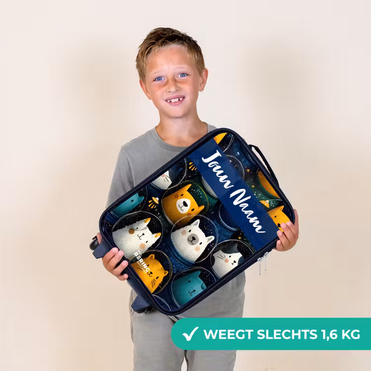 Kinderkoffers met naam - Dieren - Sterren - Planeten - Astronaut — 3