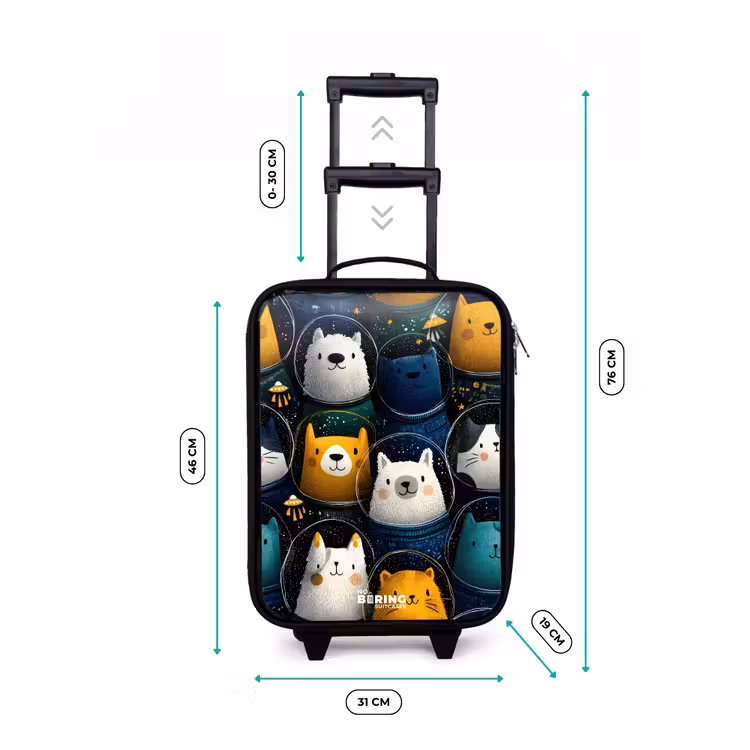 Kinderkoffers met naam - Dieren - Sterren - Planeten - Astronaut — 7