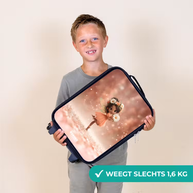 Kinderkoffers met naam - Fee met madeliefjes — 3