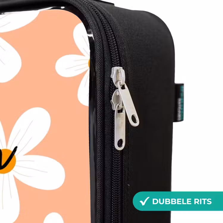 Kinderkoffers met naam - Madeliefjesmania perzik — 6