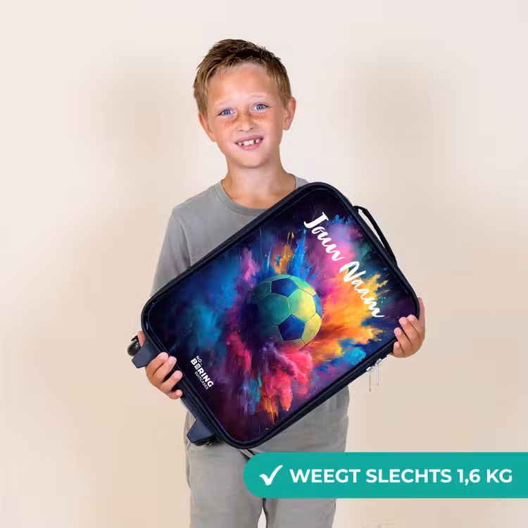 Kinderkoffers met naam - Neon - Bal - Kleurrijk — 3