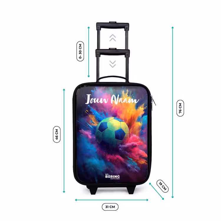 Kinderkoffers met naam - Neon - Bal - Kleurrijk — 7