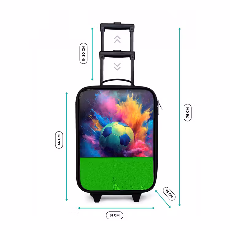 Kinderkoffers met naam - Neon - Bal - Kleurrijk — 7